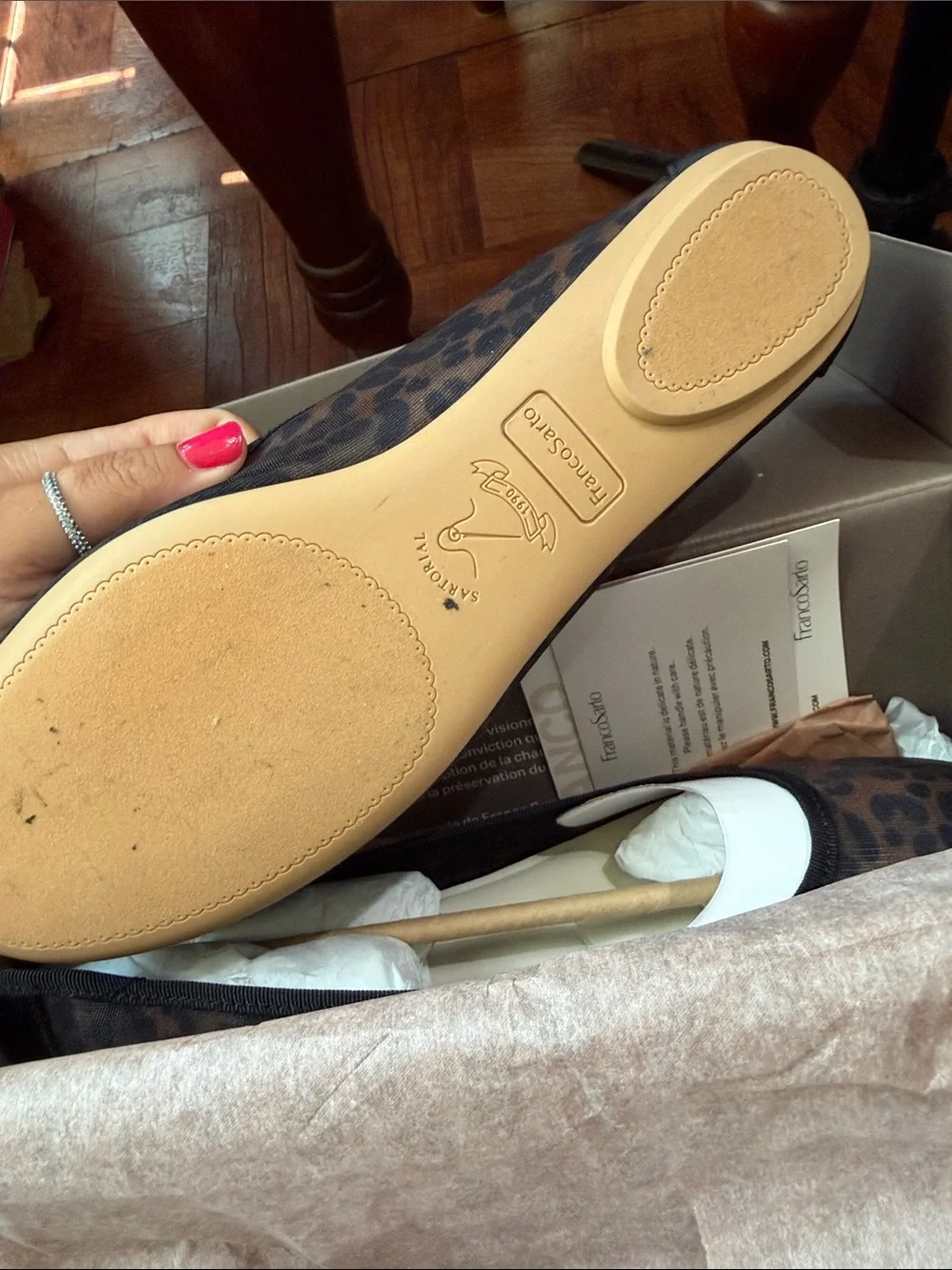 Franco Sarto sleek leopard